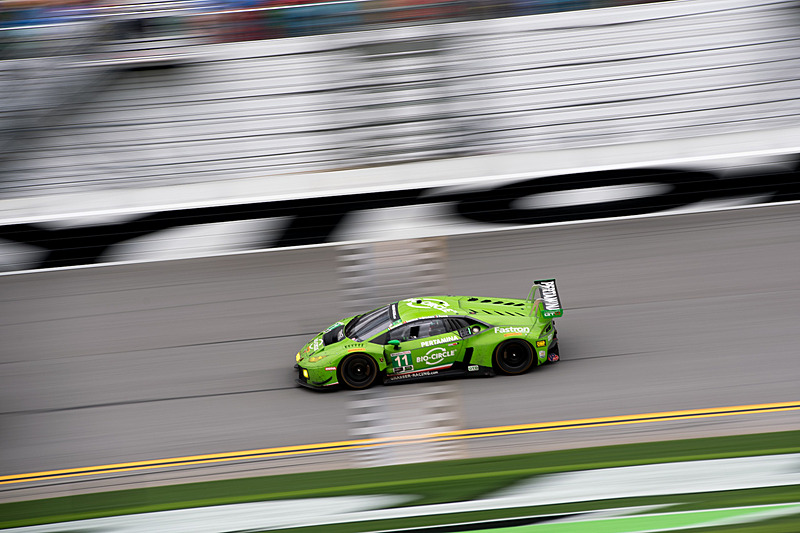 Verde Mantis（グリーン）カラーのウラカン GT3