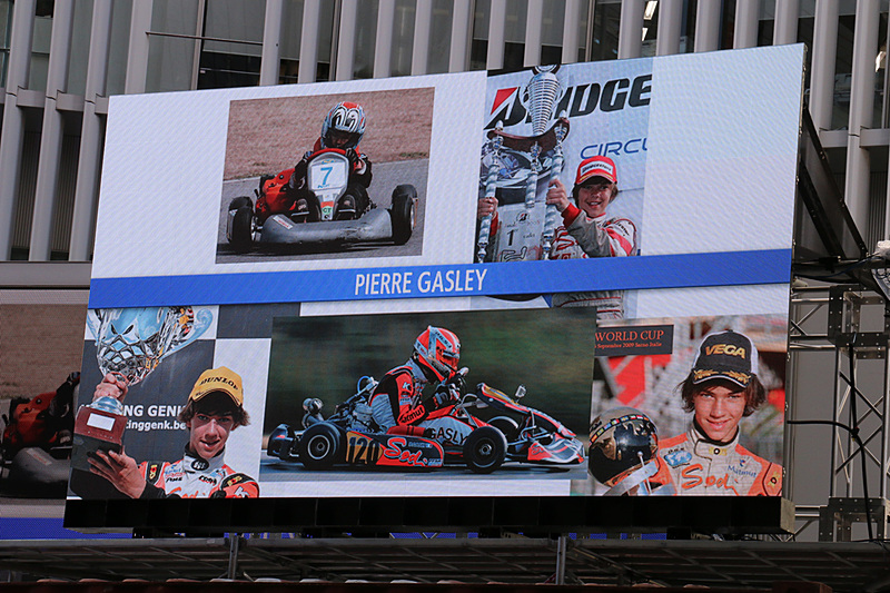 ガスリー選手の幼少時代の写真