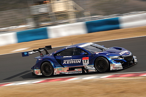 GT500マシン SUPER GT 公式テスト】2日目、GT500は17号車 KEIHIN NSX-GTがトップ