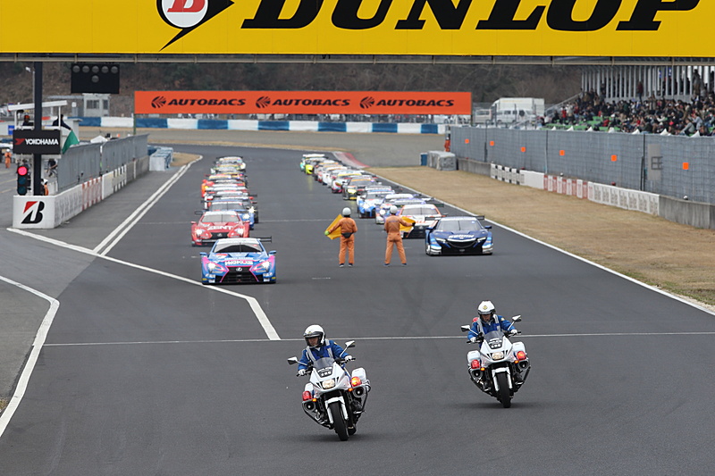 岡山国際サーキットで行なわれた公式テスト