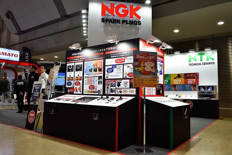 第16回 国際オートアフターマーケットEXPO 2018に出展した日本特殊陶業のブース