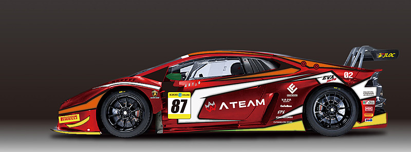 エヴァRT 弐号機 ランボルギーニGT3（C）khara