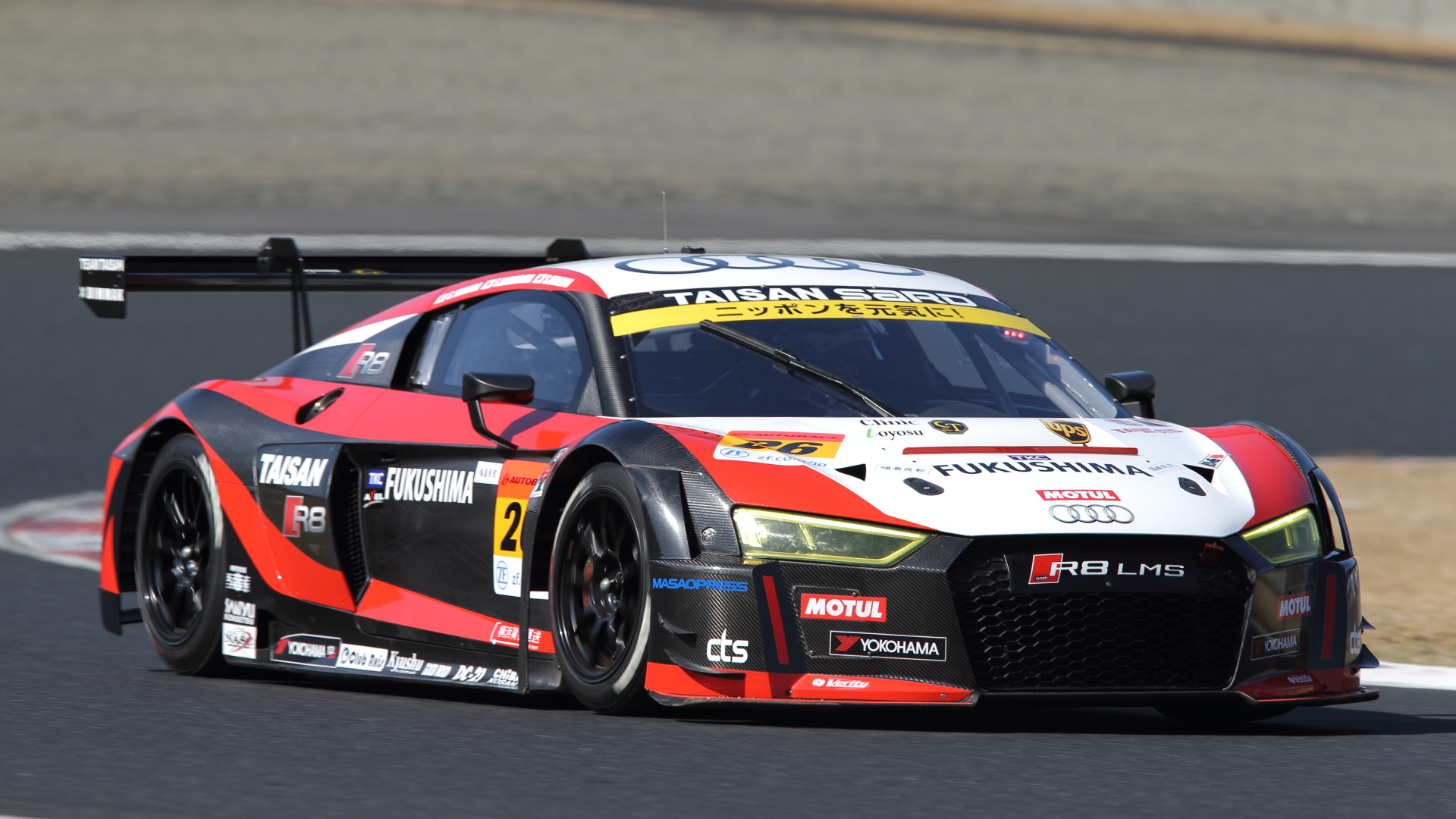 26号車　TAISAN R8 FUKUSHIMA　山田真之亮/川端伸太朗