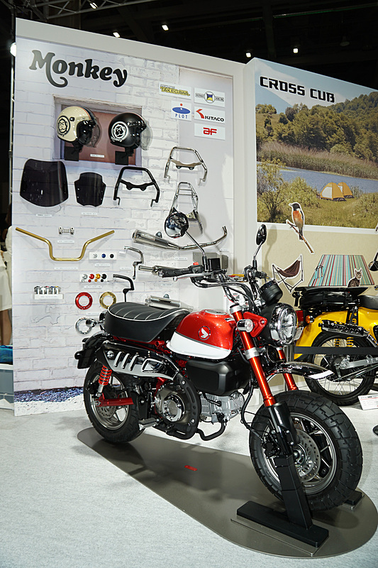 「モンキー125」市販予定車とカスタマイズパーツ