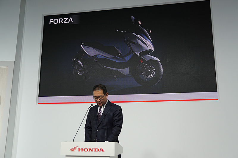 新型モデルの紹介のほか、250ccクラスまでの車両を扱う「ホンダコミューター」とフルラインアップを取り扱う「ホンダドリーム」の2つの販売チャンネルが2018年4月1日よりスタートする