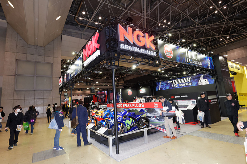 NGKスパークプラグの日本特殊陶業のブース
