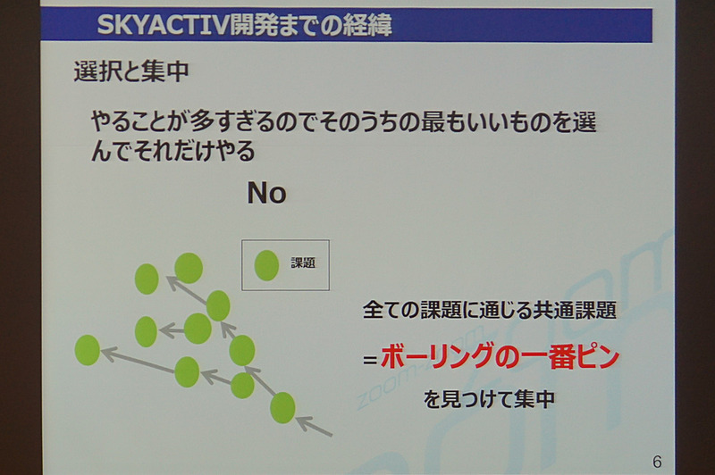 ボーリングの1番ピンとなる課題を見つけて、そこにリソースを一点集中的に投入