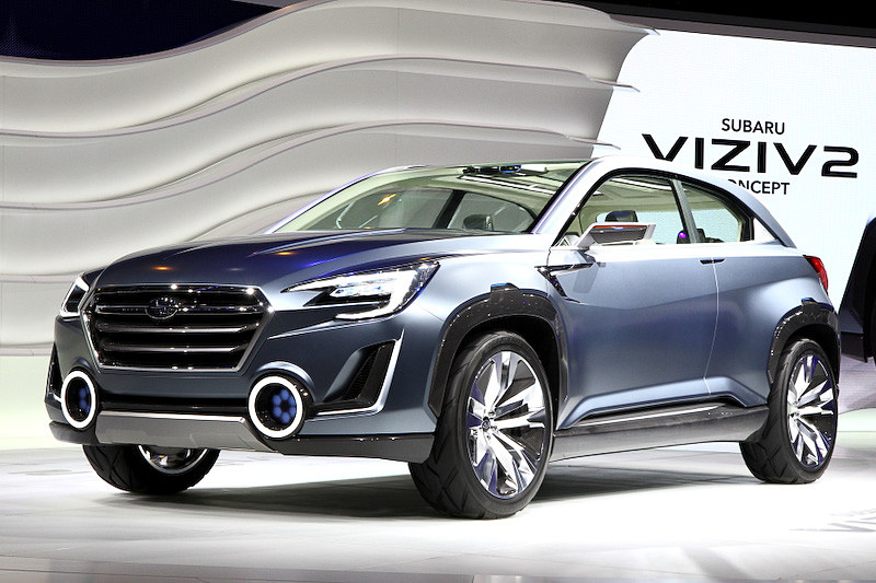 2014年3月の「第84回 ジュネーブ国際モーターショー」で世界初公開された「SUBARU VIZIV 2 CONCEPT」