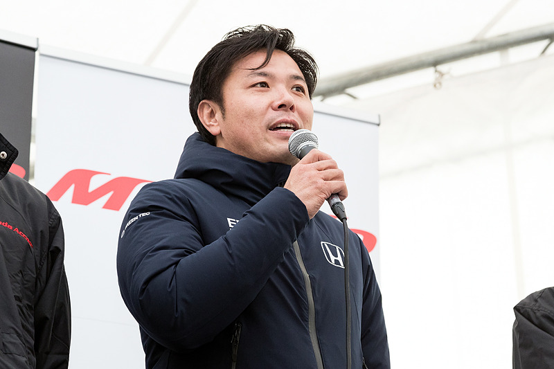 SUPER GT GT500クラス 64号車Epson Modulo NSX-GTのドライバー、松浦孝亮選手