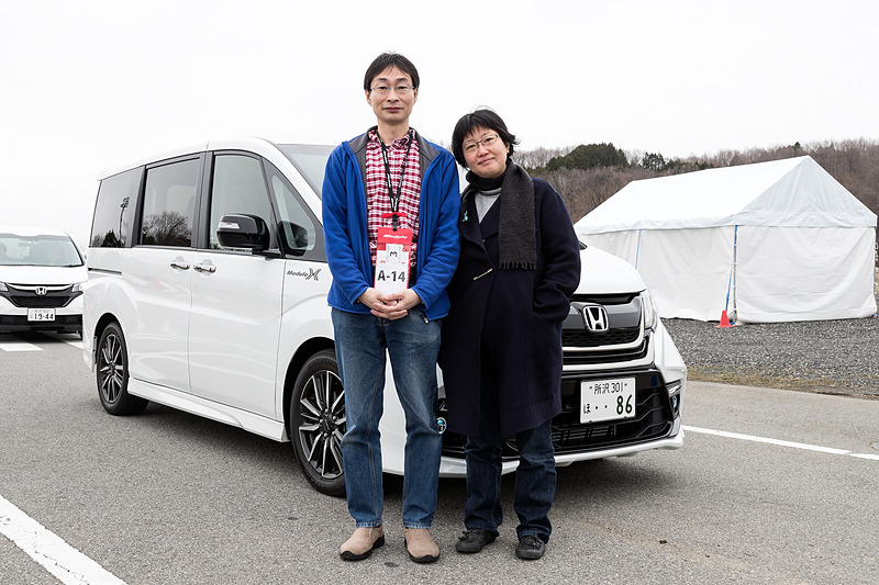 ステップワゴン Modulo Xに試乗した松本さん