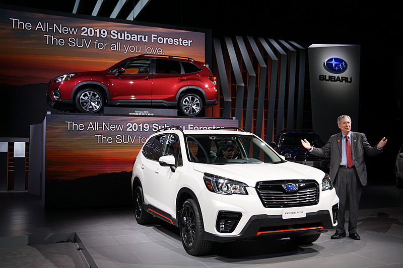 新型「フォレスター」（米国仕様）