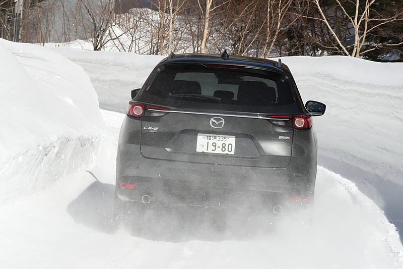 さまざまな環境の雪道を走行したが、常に接地感があり安心して走行することができた。最新モデルとなるBLIZZAK VRX2に比べると設計自体は時間が経過しているが、雪上性能と一般的なアイスバーンの路面などでは同等の性能を感じ取れた