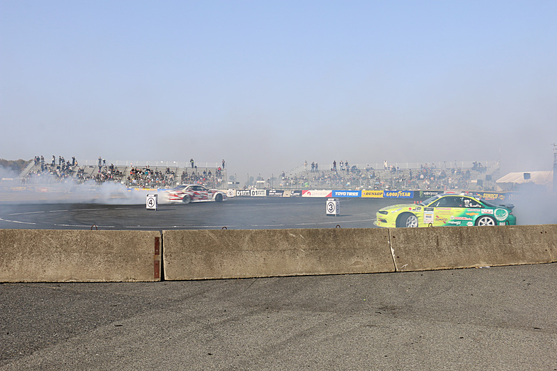 追走決勝の終了後には、翌日の第2戦に向けた予選の前半組み分が行なわれていた