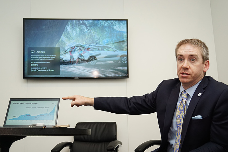 SUBARU OF AMERICA Senior Vice President Alan Bethke氏