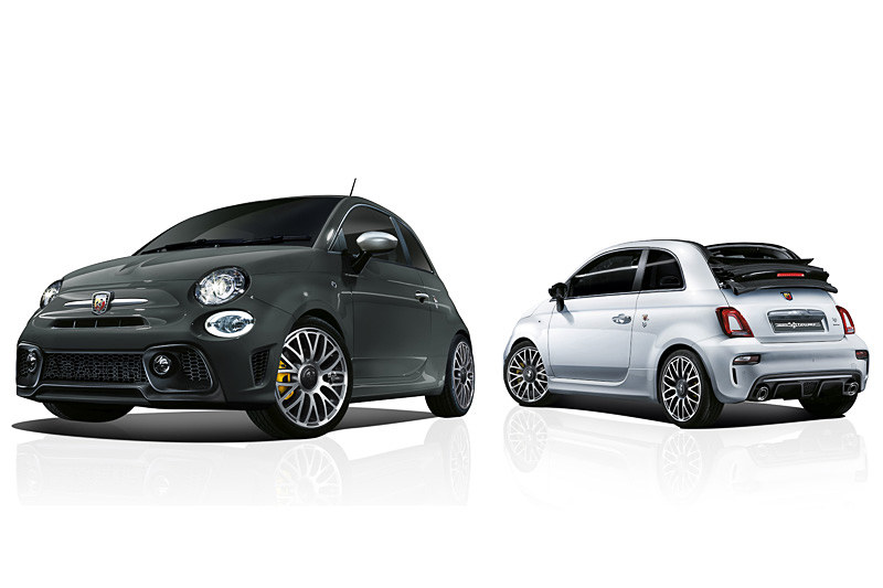 「595 ツーリズモ MT リミテッド」（左）、「595C ツーリズモ MT リミテッド」（右）