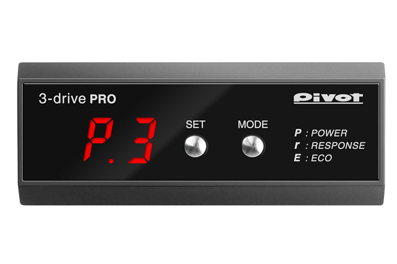 コントローラーにある2つのスイッチとインジケーター表示で、4種類のモードと17段階の調整を変更できる