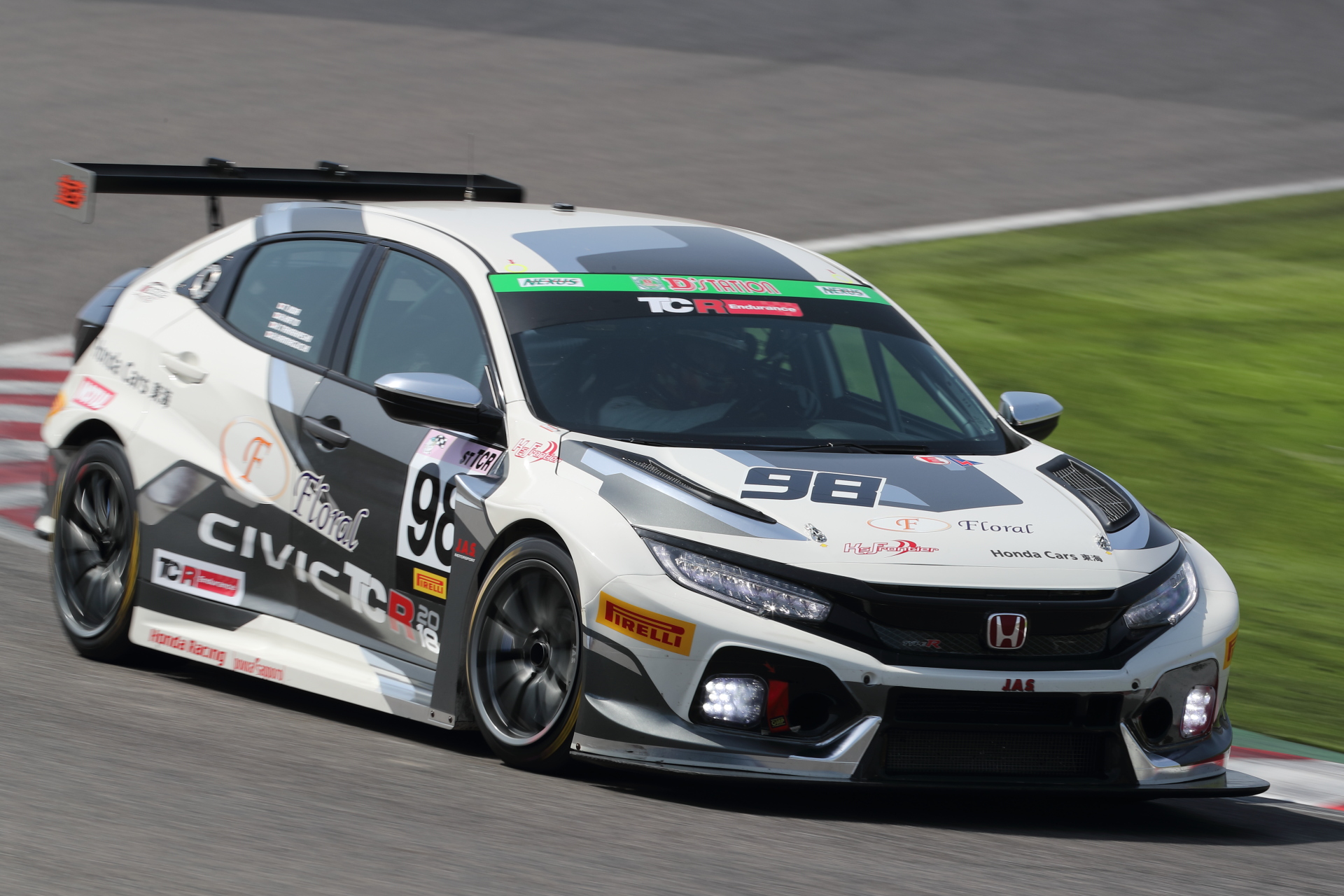 4位 No.98 FLORAL CIVIC TCR（FK8）飯田太陽/加藤寛規/濱口弘