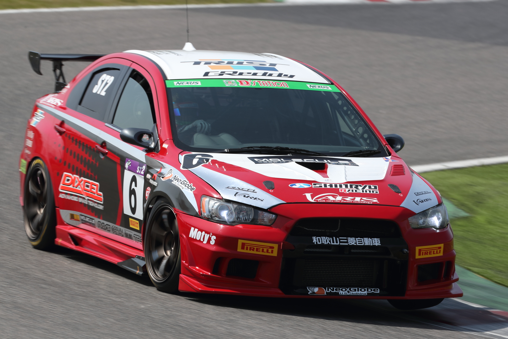 2位 No.6 新菱オート☆DIXCELエボX（CZ4A）冨桝朋広/菊地靖/大橋正澄