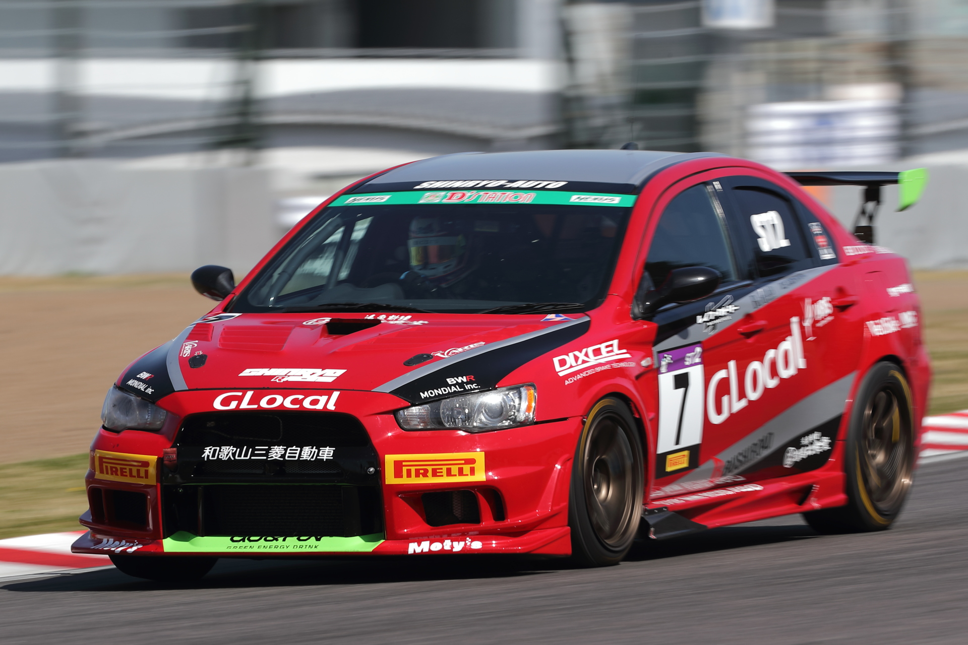 3位 No.7 GLocal☆新菱オートエボX（CZ4A）八巻渉/朝日ターボ/岡崎善衛/廣田築