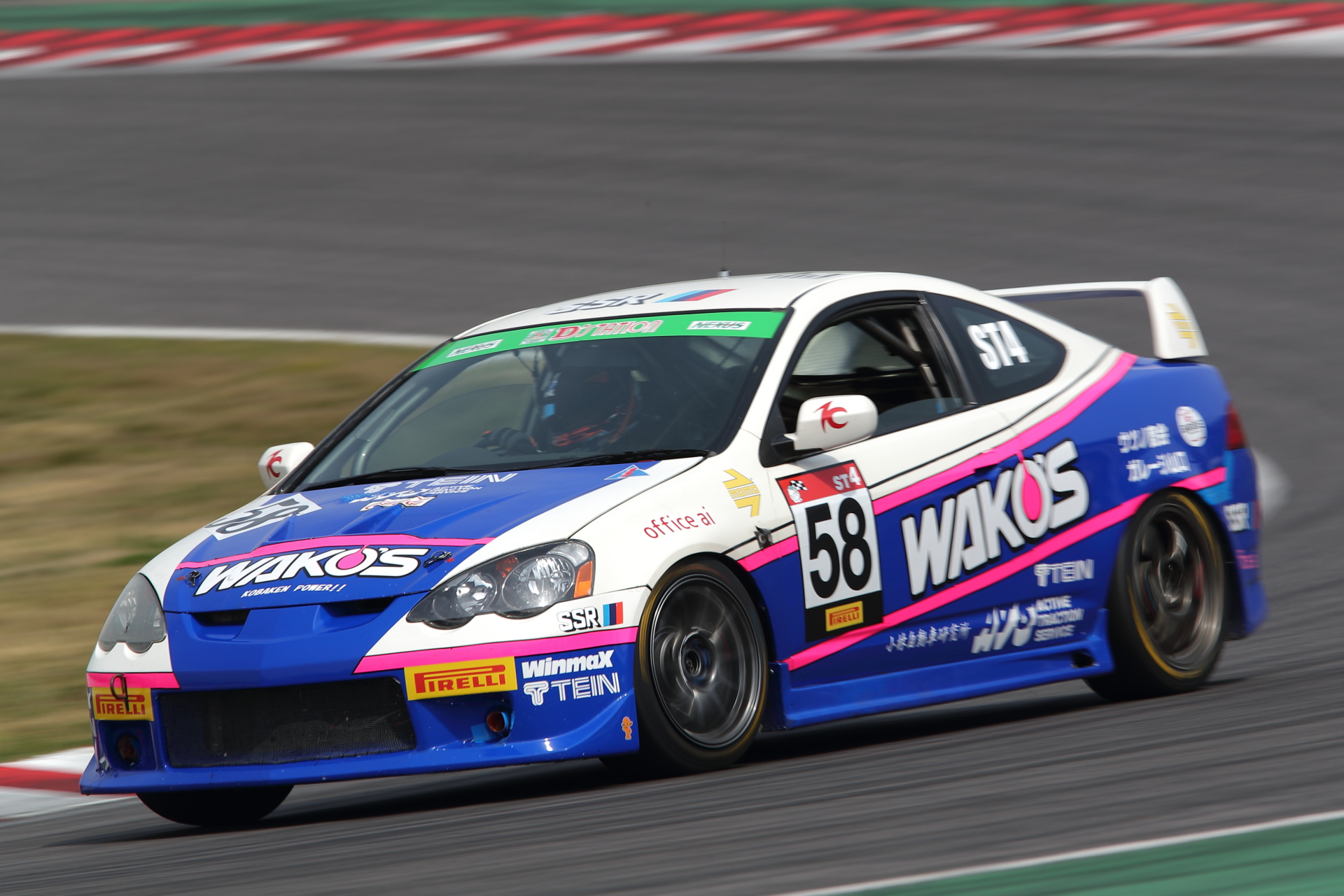 6位 No.58 ウィンマックステインワコーズDC5☆KRP（DC5）塩谷烈州/伊藤裕士/瀬戸貴臣