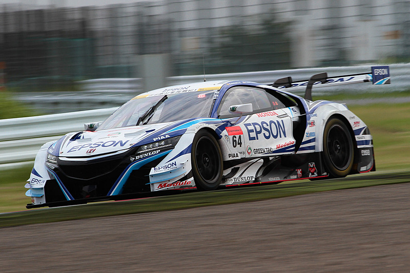 2017年の「SUPER GT Round6 第46回 インターナショナル SUZUKA1000km」で優勝した「Epson Modulo NSX-GT」