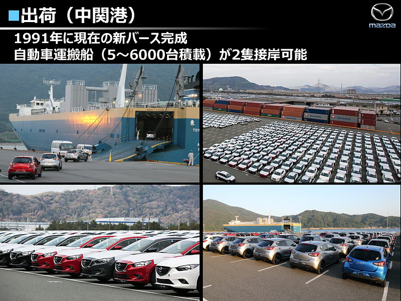 マツダの工場概要に関するプレゼン資料