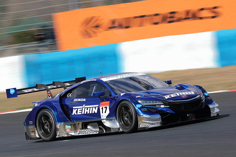 GT500を優勝した17号車 KEIHIN NSX-GT（塚越広大/小暮卓史組、BS）
