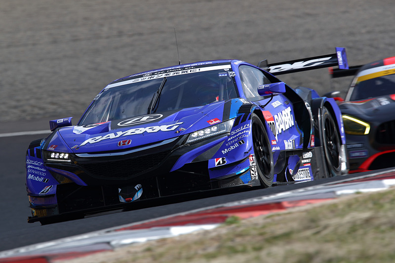 2位になった100号車 RAYBRIG NSX-GT（山本尚貴/ジェンソン・バトン組）