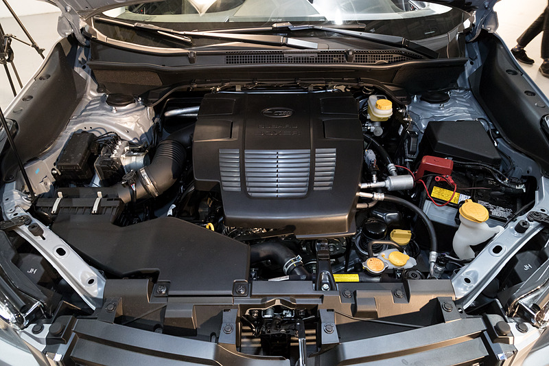 エンジンは2.5リッターのFB25型自然吸気ユニット。詳細な数値は公表されていないものの燃費が向上しているという