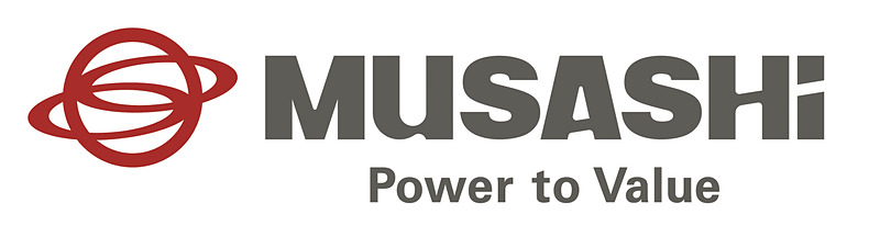 武蔵精密工業のコーポレートマークとスローガン