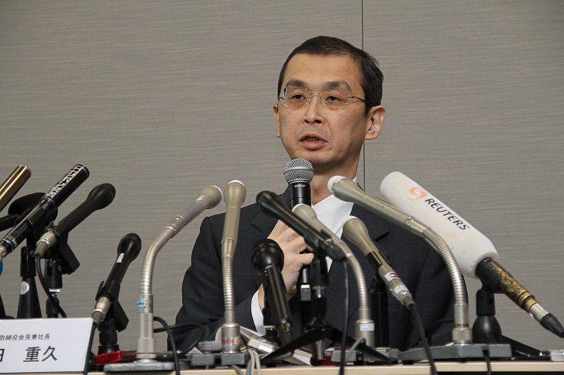 4月11日付で代表取締役会長兼社長を退任した高田重久氏