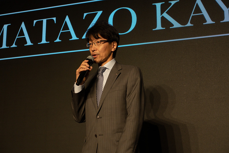 主催者を代表して株式会社テレビ東京 専務取締役 田村明彦氏があいさつ