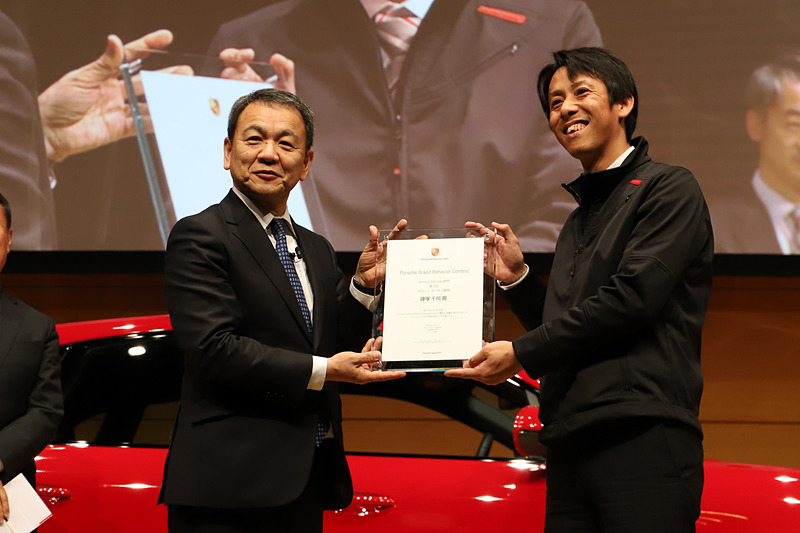 2位のポルシェセンター静岡 鎌塚千明氏