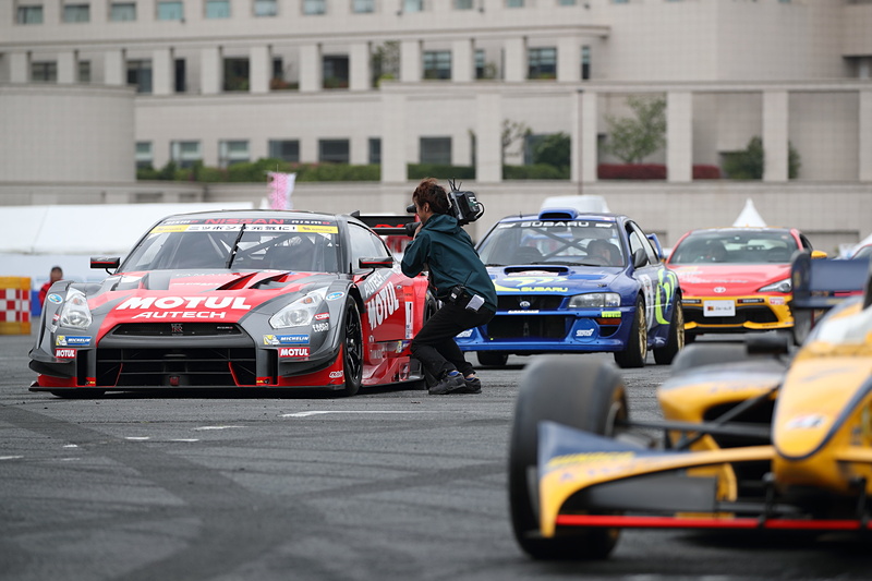 さまざまなカテゴリーのコンペティションマシンを一堂に見ることができるモータースポーツジャパン