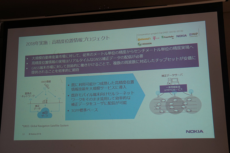 ノキアの取り組みを示すスライド