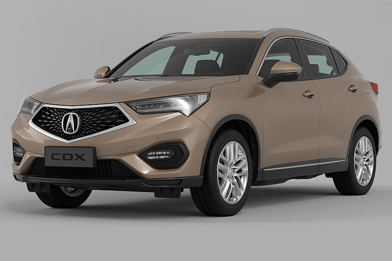 2016年の北京モーターショーで世界初公開された「アキュラ CDX」。今回の北京モーターショーではハイブリッドモデルが世界初公開となる
