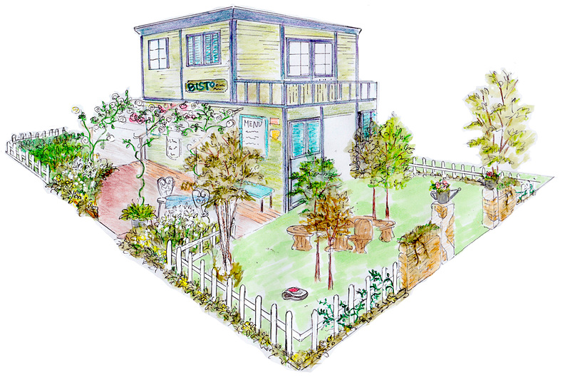 ホンダブースのイメージイラスト