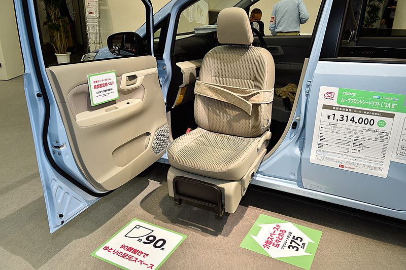 ムーヴ フロントシートリフト