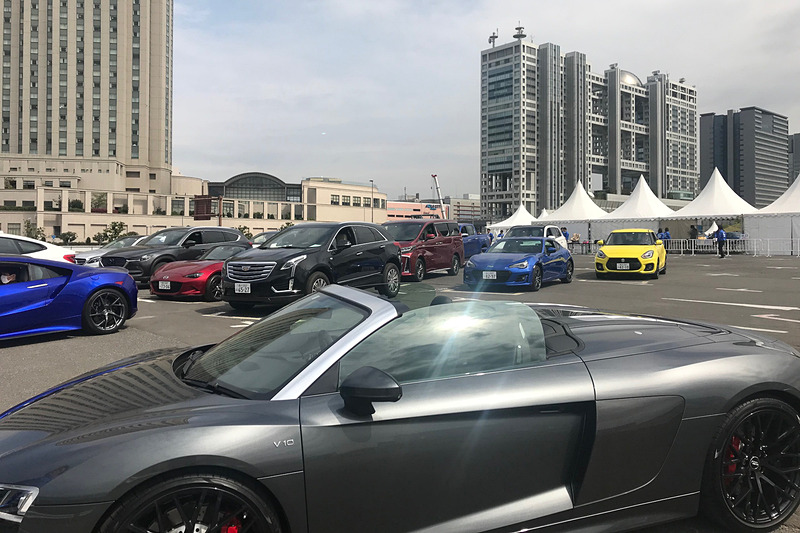 「モータースポーツジャパン 2018」で実施されたふれあい試乗会