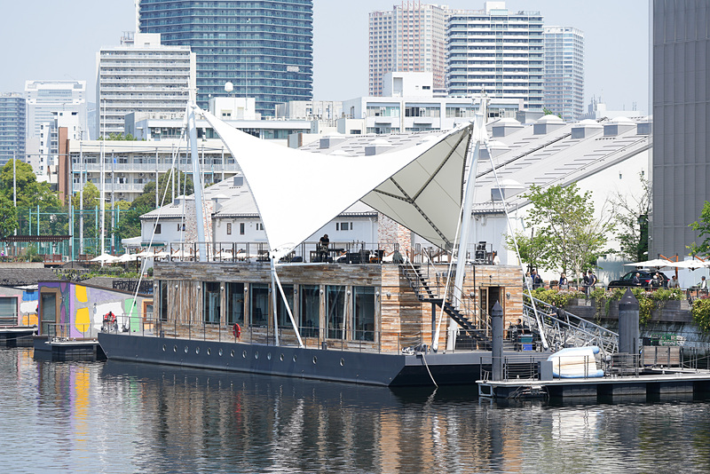 建築家 隈研吾氏が設計したヨット型の施設