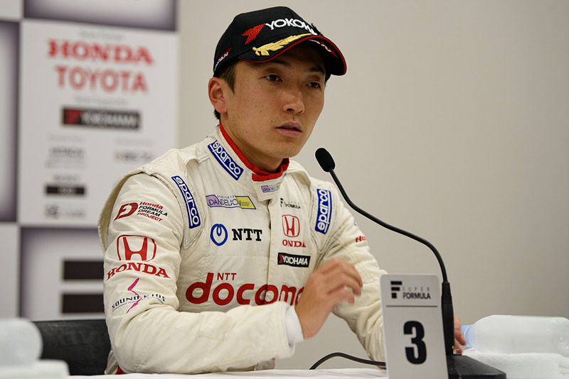 予選3位の野尻智紀選手