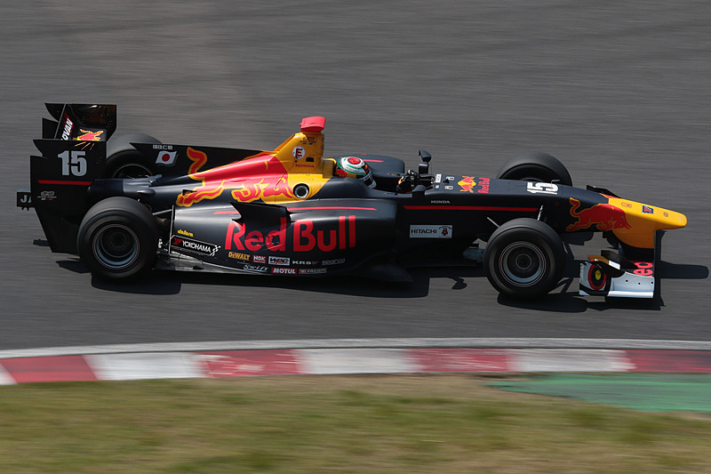 デビュー戦ながら予選2位を獲得した福住仁嶺選手（15号車 TEAM MUGEN SF14/Honda HR-417E）