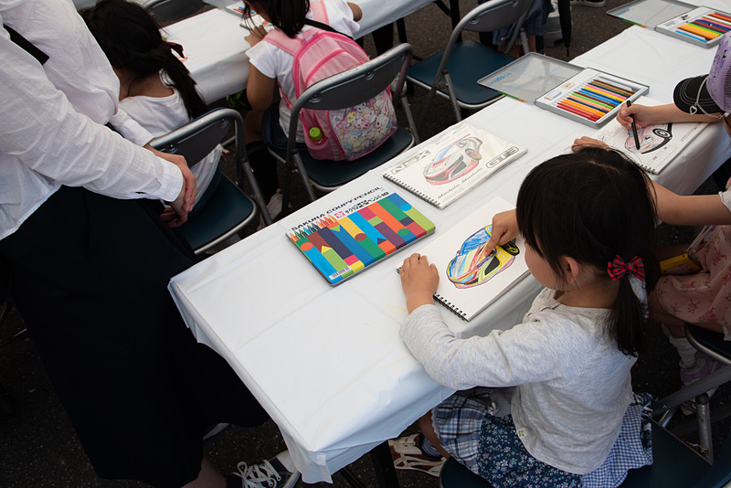 子供とお絵描きが楽しめるホンダアクセスのキッズデサイン研究所