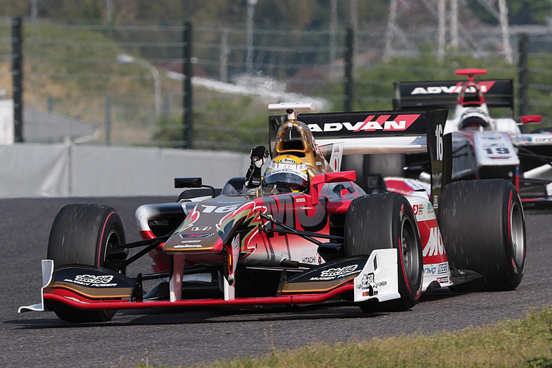 優勝した山本尚貴選手（16号車 TEAM MUGEN SF14/Honda HR-417E）