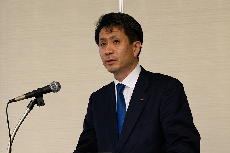 KDDI株式会社 ソリューション事業本部 ビジネスIoT推進本部 ビジネスIoT企画部長 原田圭悟氏。今回の実証実験の事業主体はKDDIになる