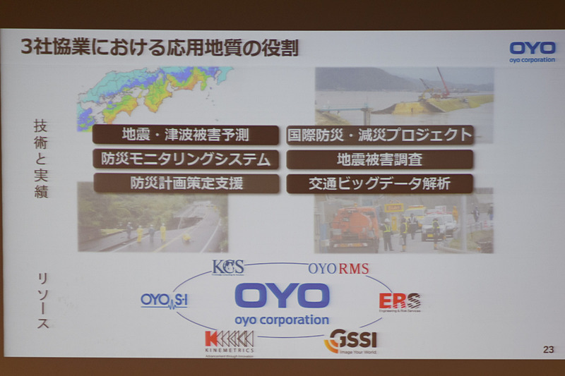 3社協業における応用地質の役割