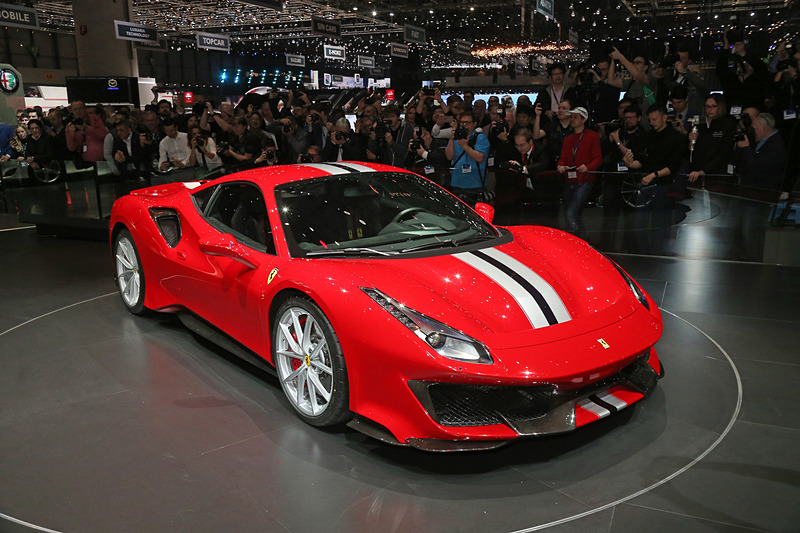 3月のジュネーブ・モーターショーでワールドプレミアされた「488 Pista」