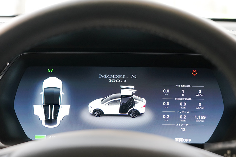 メーターパネルはフルディスプレイで、シーンに合わせて各種情報が表示される