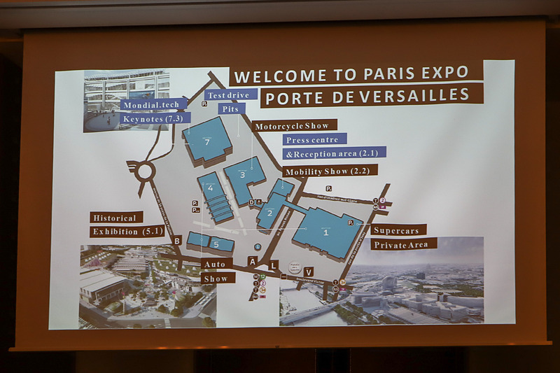 ポルト・ド・ヴェルサイユ見本市会場のイベント開催図