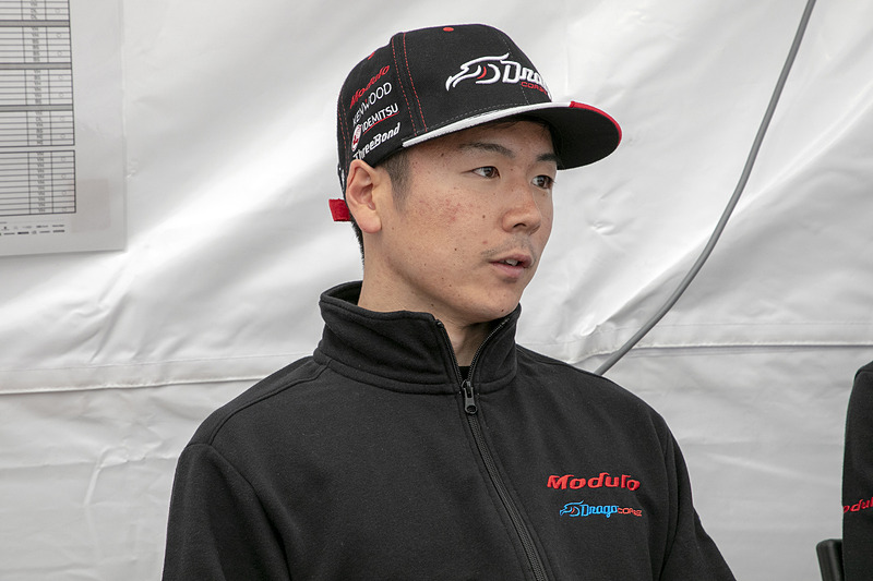 ドライバーの大津弘樹選手。SUPER GTには今年から参戦